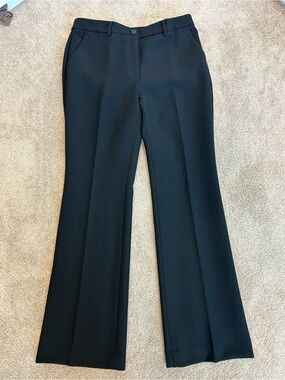Talbots Women's Black Raleigh Classic Straight-Leg trouser Dress Pants Sz 8